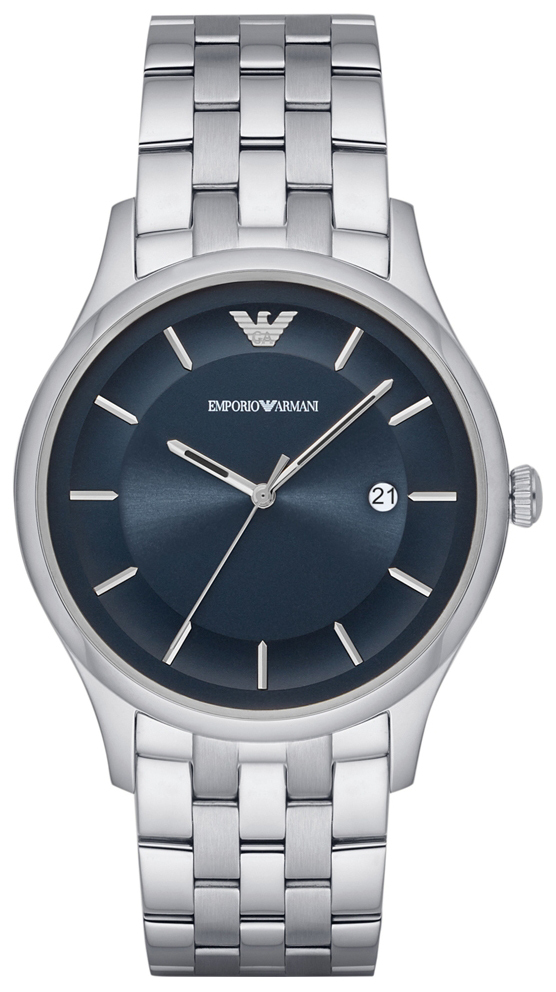 Emporio Armani Miesten kello AR11019 Dress Sininen/Teräs Ø43 mm