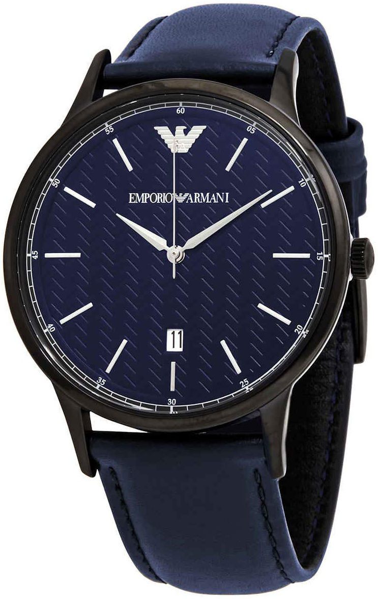 Emporio Armani Miesten kello AR11190 Sininen/Nahka Ø46 mm