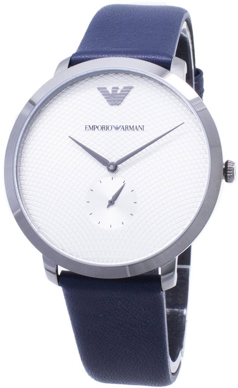 Emporio Armani Miesten kello AR11214 Hopea/Nahka Ø42 mm