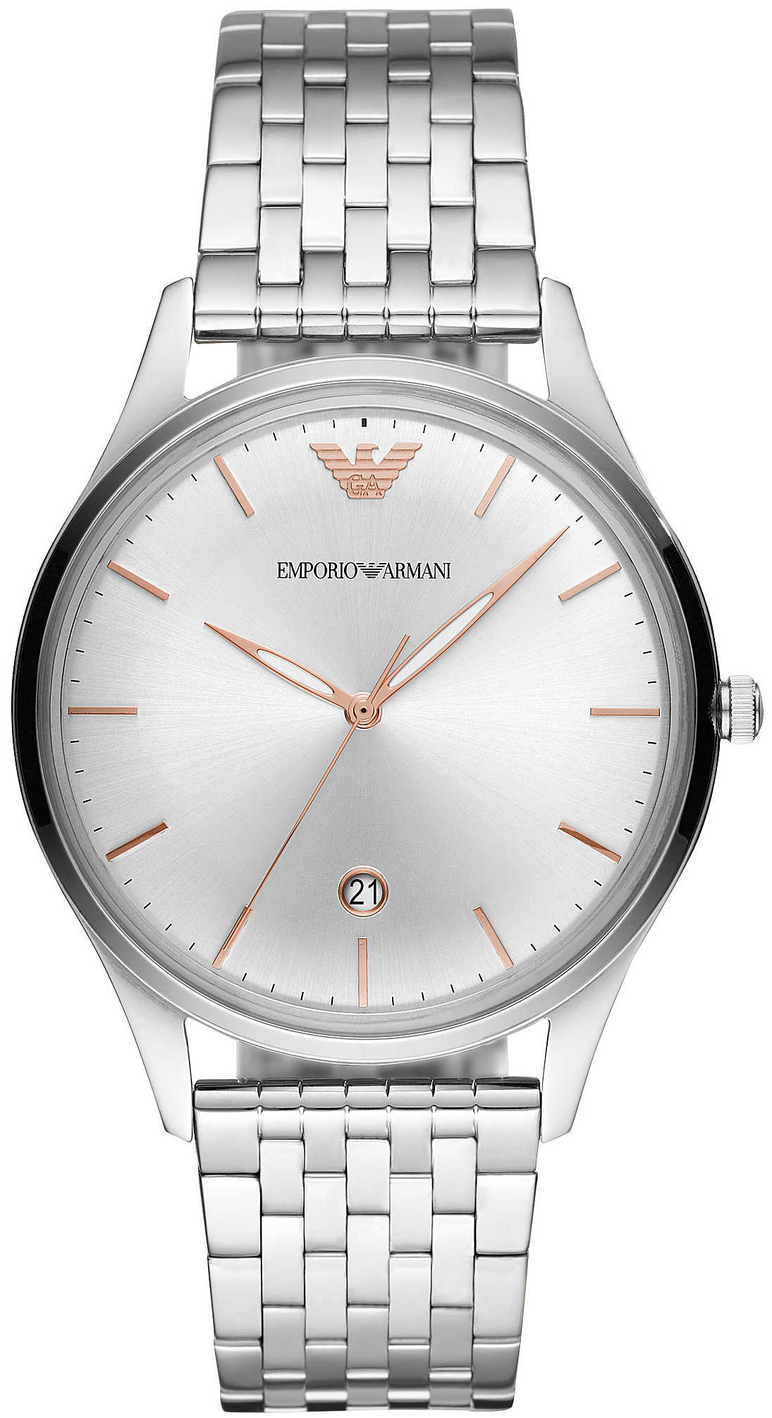 Emporio Armani 99999 Miesten kello AR11285 Valkoinen/Teräs Ø41 mm