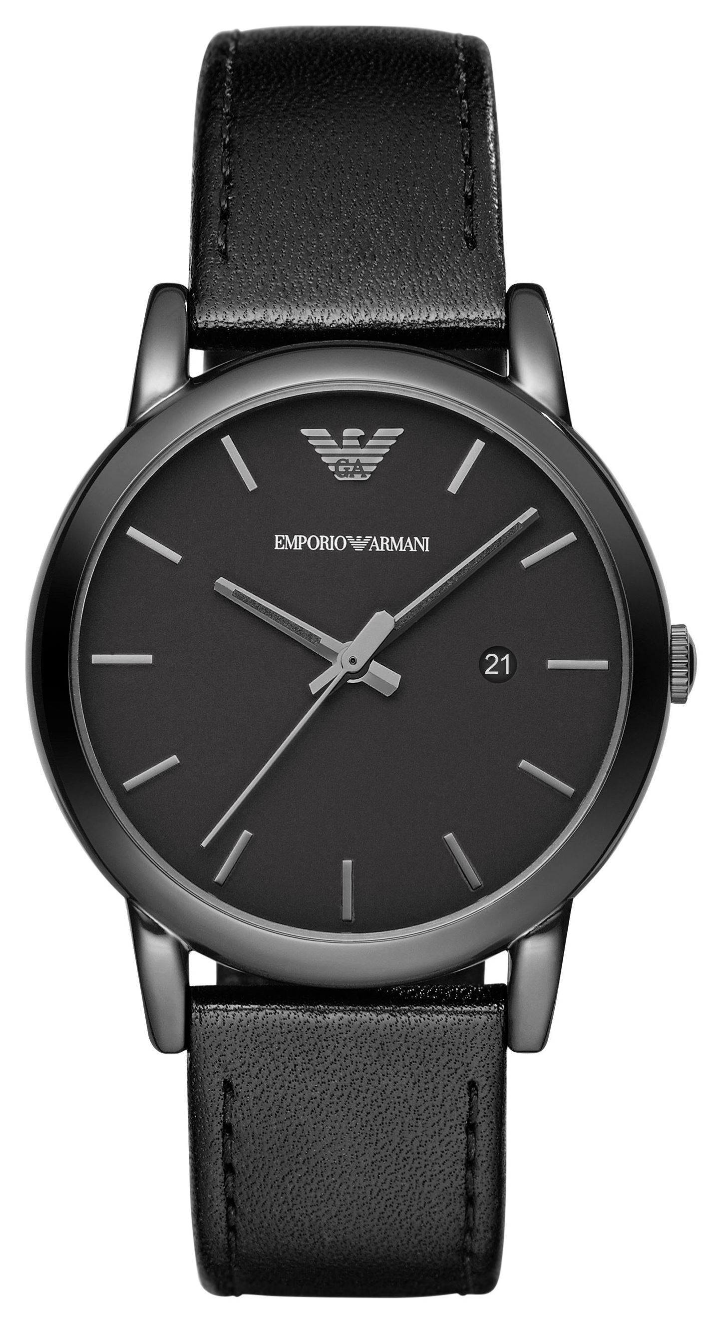 Emporio Armani Miesten kello AR1732 Luigi Musta/Nahka Ø41 mm