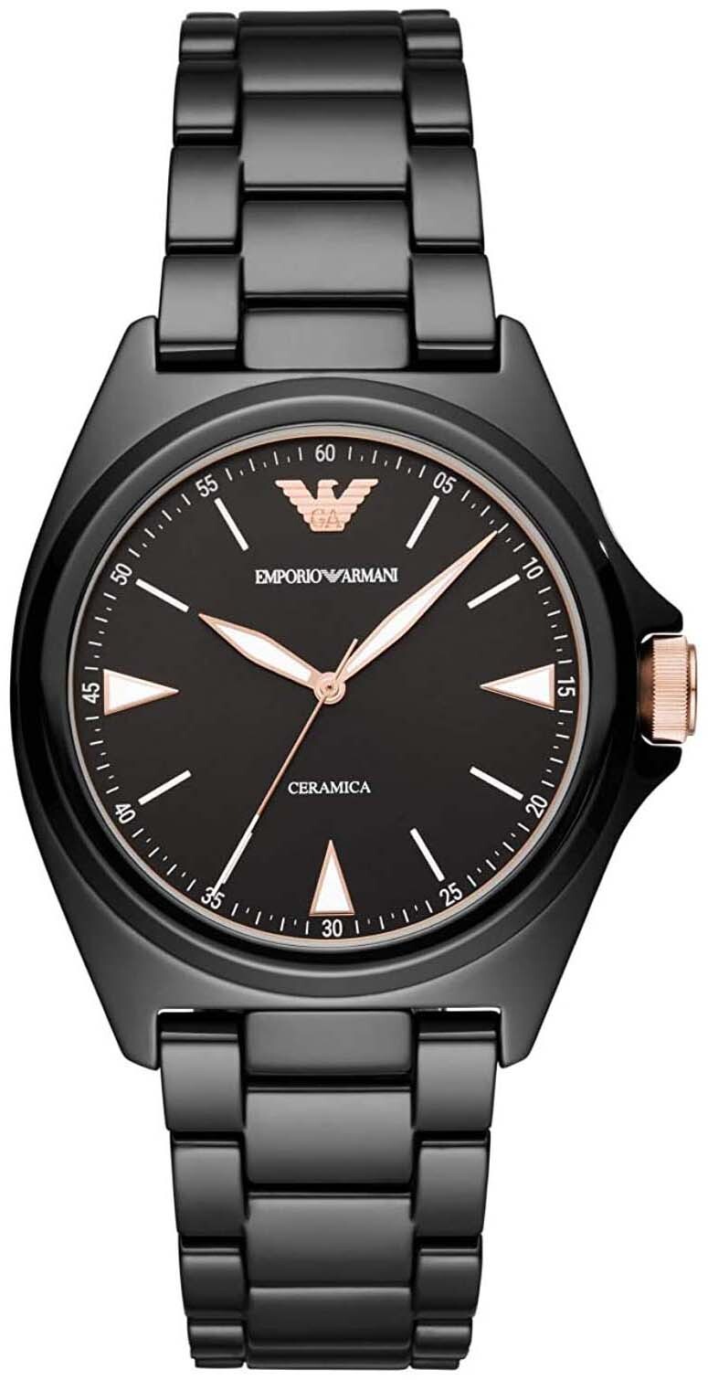 Emporio Armani Miesten kello AR70003 Musta/Teräs Ø40 mm