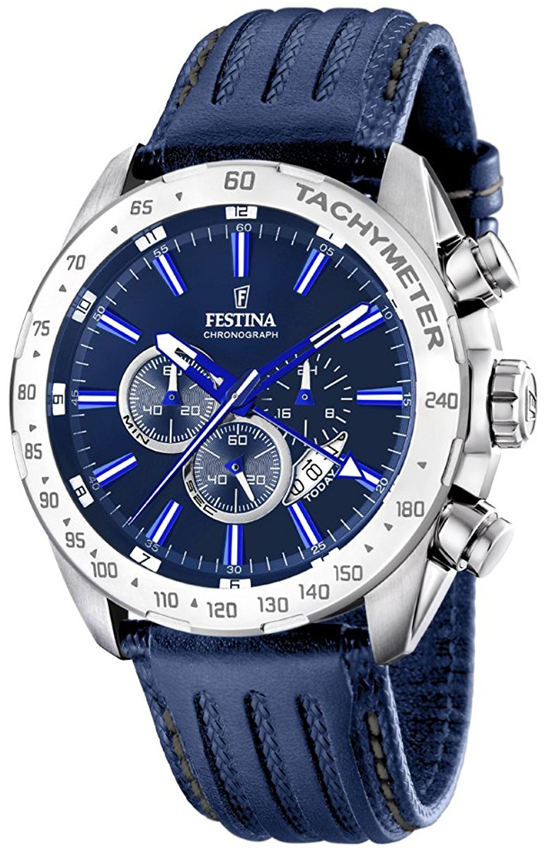 Festina Sport Miesten kello F16489-B Sininen/Nahka Ø46 mm