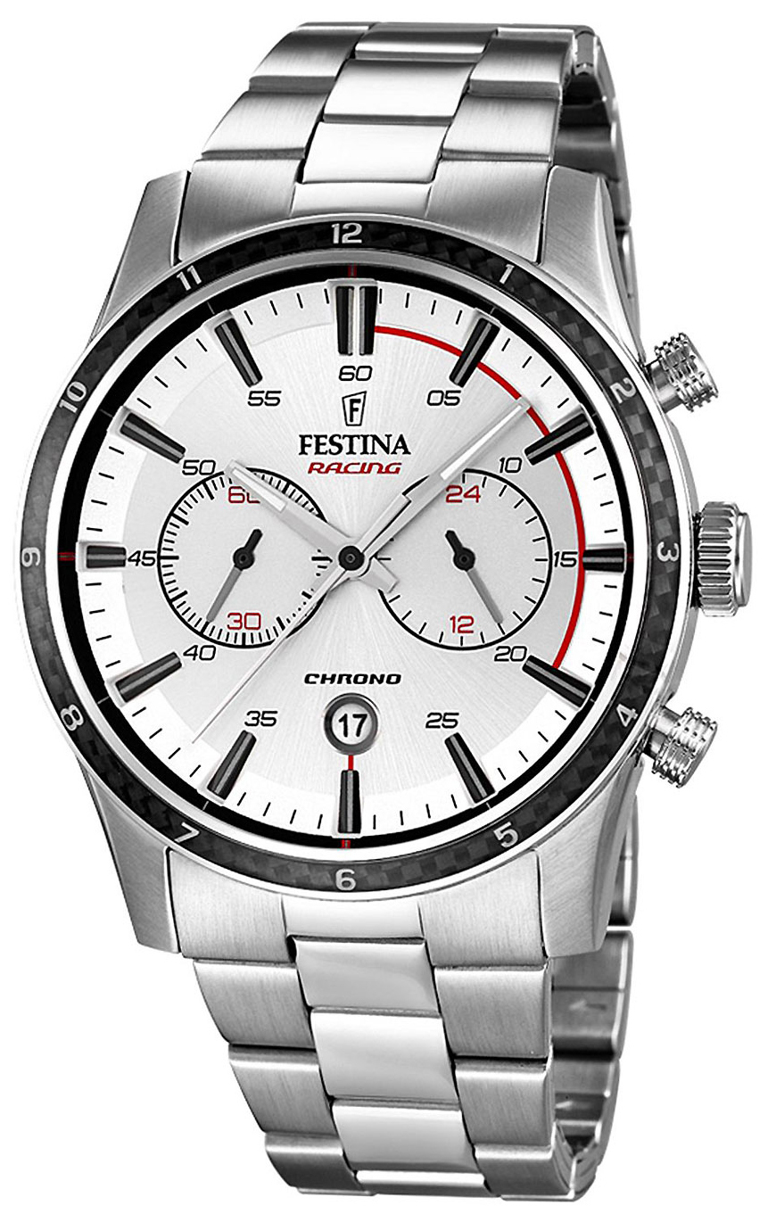 Festina Sport Miesten kello F16818-1 Hopea/Teräs Ø44 mm