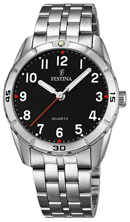 Festina F16907-3 Musta/Teräs Ø33 mm