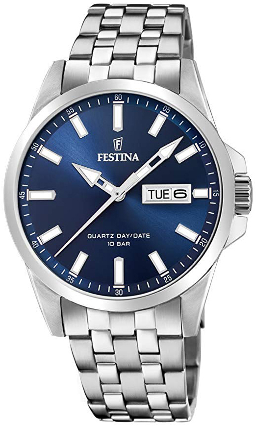 Festina Miesten kello F20357-3 Sininen/Teräs Ø41 mm