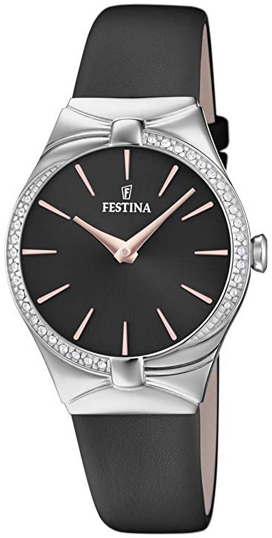 Festina Mademoiselle Naisten kello F20388-3 Harmaa/Nahka Ø31 mm