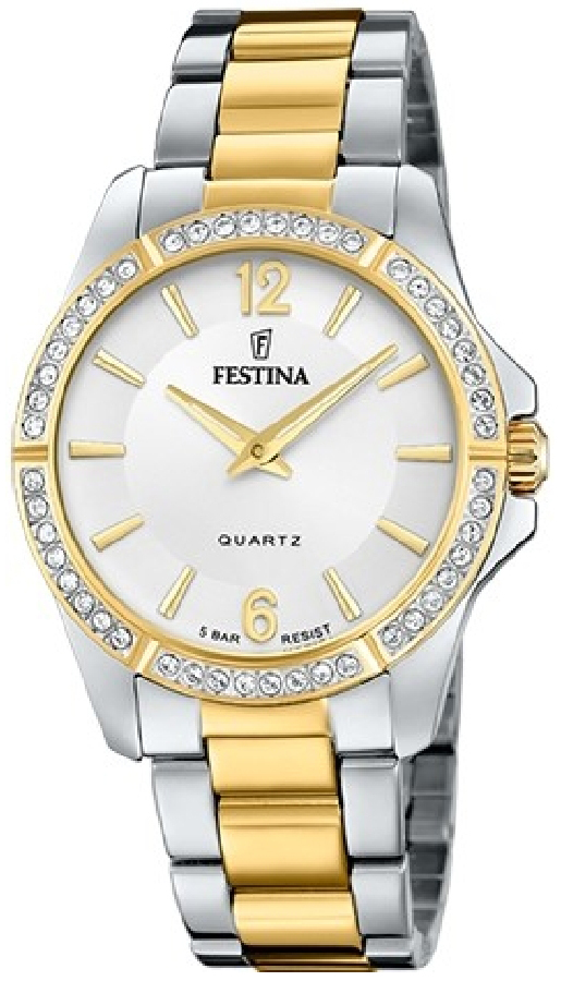 Festina Naisten kello F20594-1 Mademoiselle Hopea/Kullansävytetty