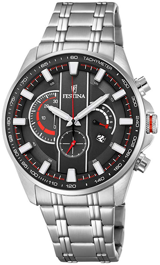 Festina 99999 Miesten kello F6866-4 Harmaa/Teräs Ø44 mm