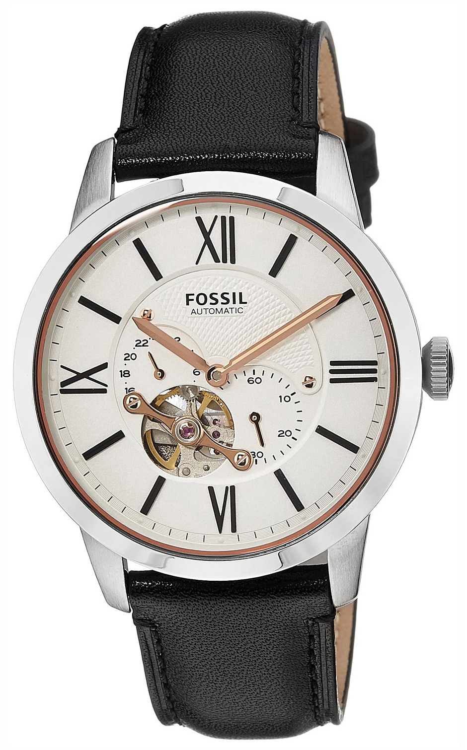 Fossil Mechanical Miesten kello ME3104 Hopea/Nahka Ø44 mm