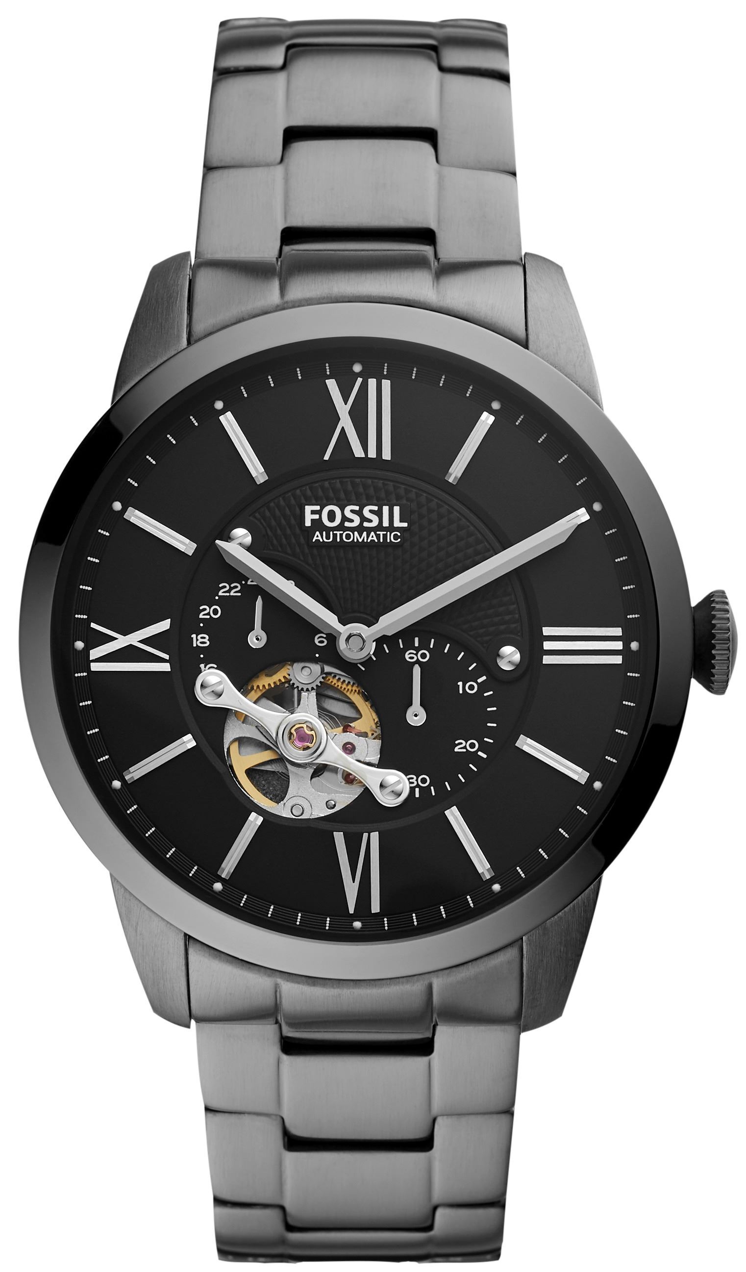 Fossil Miesten kello ME3172 Townsman Musta/Teräs Ø44 mm