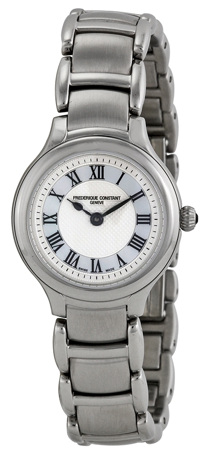 Frederique Constant Classics Naisten kello FC-200M1ER6B Hopea/Teräs