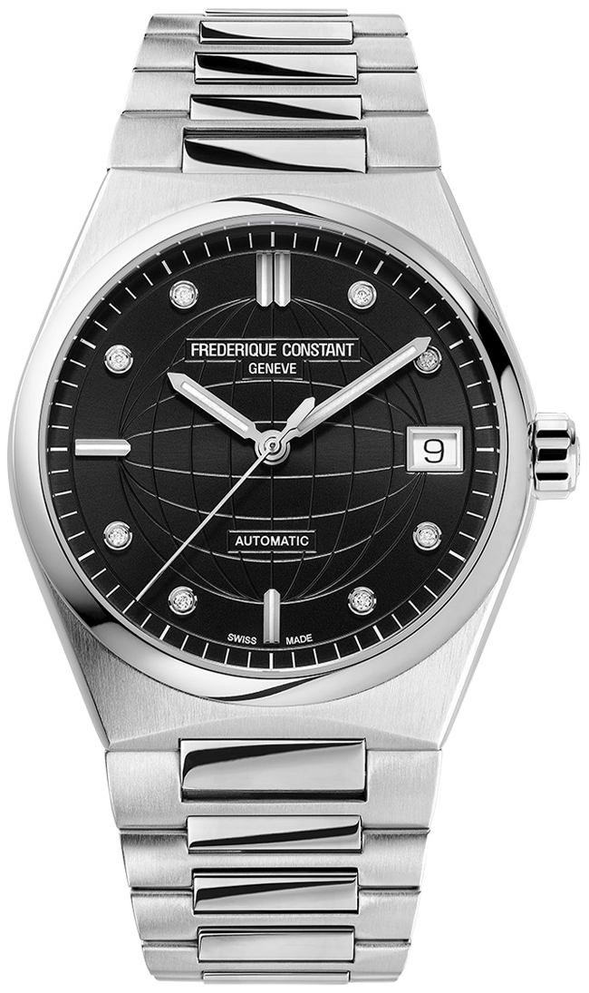 Frederique Constant Naisten kello FC-303BD2NH6B Highlife Musta/Teräs