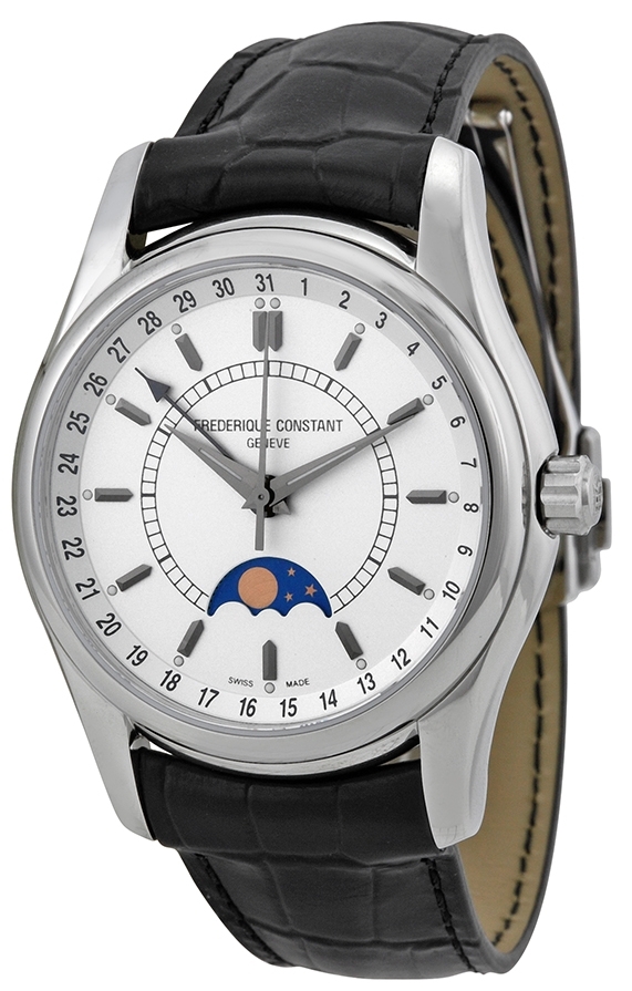 Frederique Constant Classics Miesten kello FC-330S6B6 Hopea/Nahka