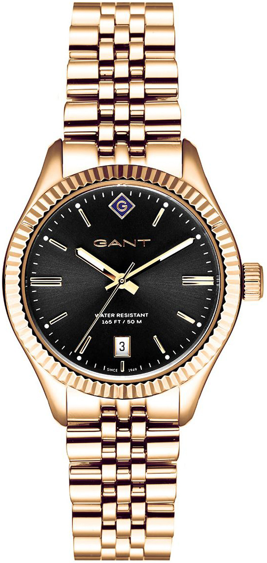 Gant Sussex Naisten kello G136012 Musta/Punakultasävyinen Ø34 mm