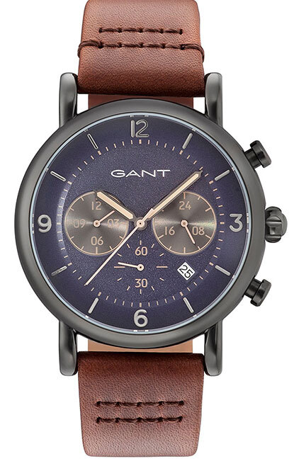 Gant 99999 Miesten kello GT007007 Sininen/Nahka Ø44 mm