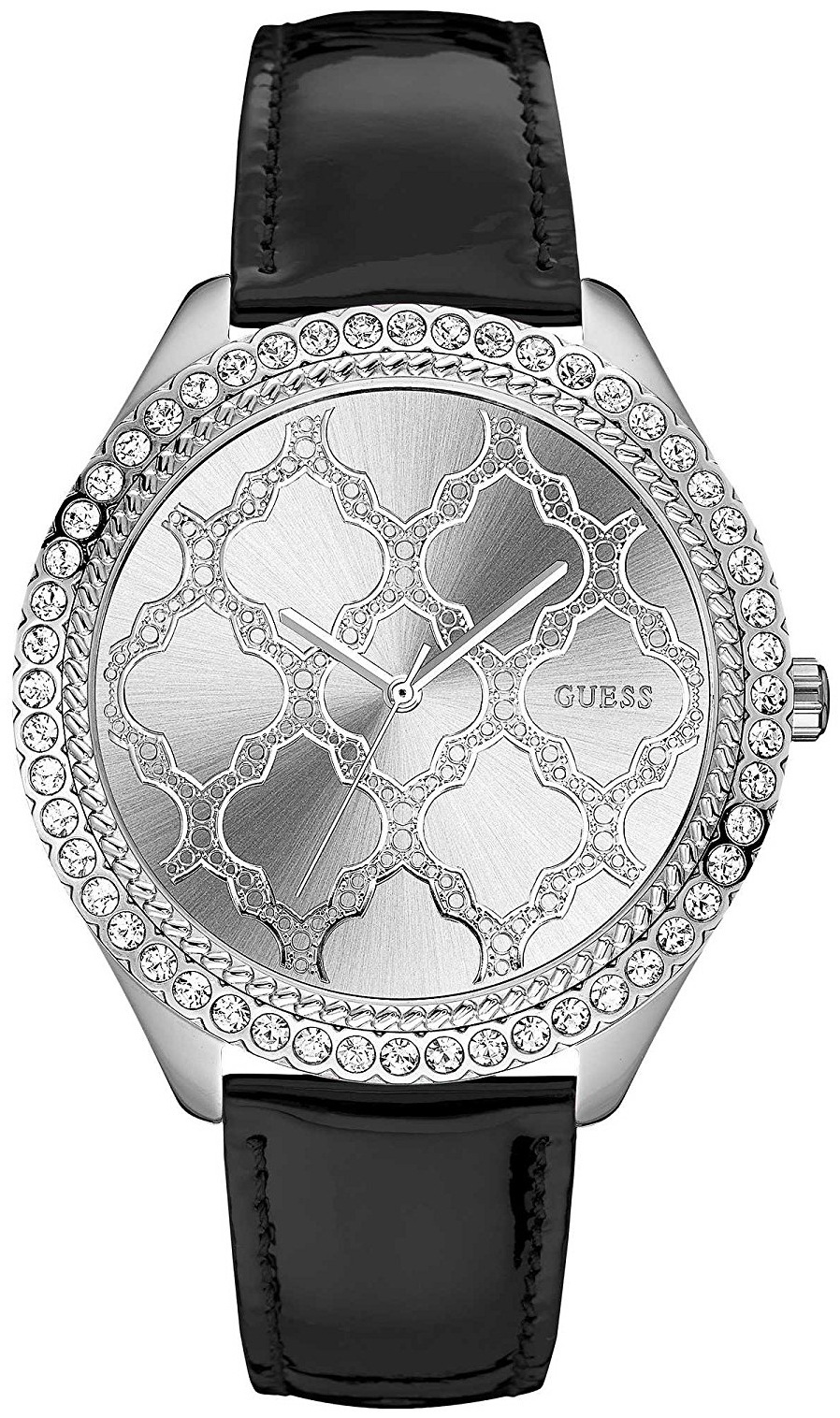 Guess Naisten kello W0579L7 Dress Hopea/Nahka Ø44 mm