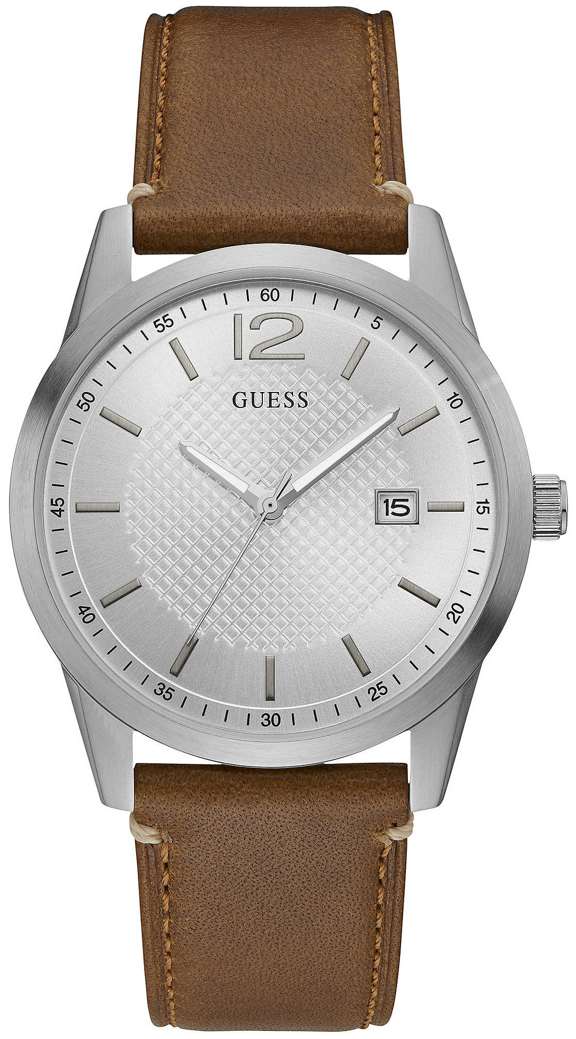 Guess Miesten kello W1186G1 Perry Hopea/Nahka Ø42 mm