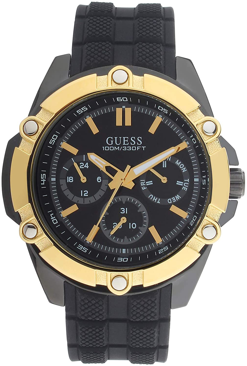 Guess Miesten kello W1302G2 Musta/Kumi Ø47 mm