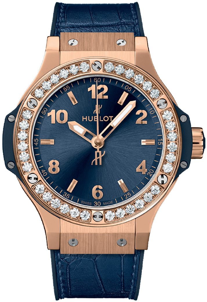 Hublot Naisten kello 361.PX.7180.LR.1204 Big Bang 38mm Sininen/Kumi