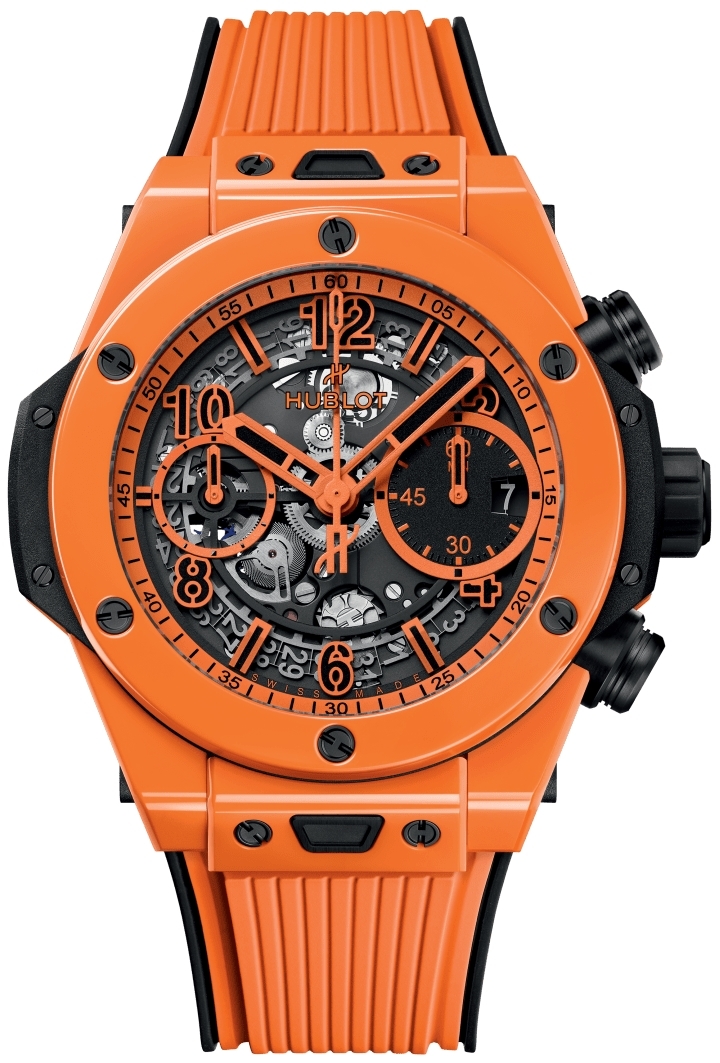 Hublot Miesten kello 441.CU.5910.RX Big Bang 42mm Unico Oranssi/Kumi