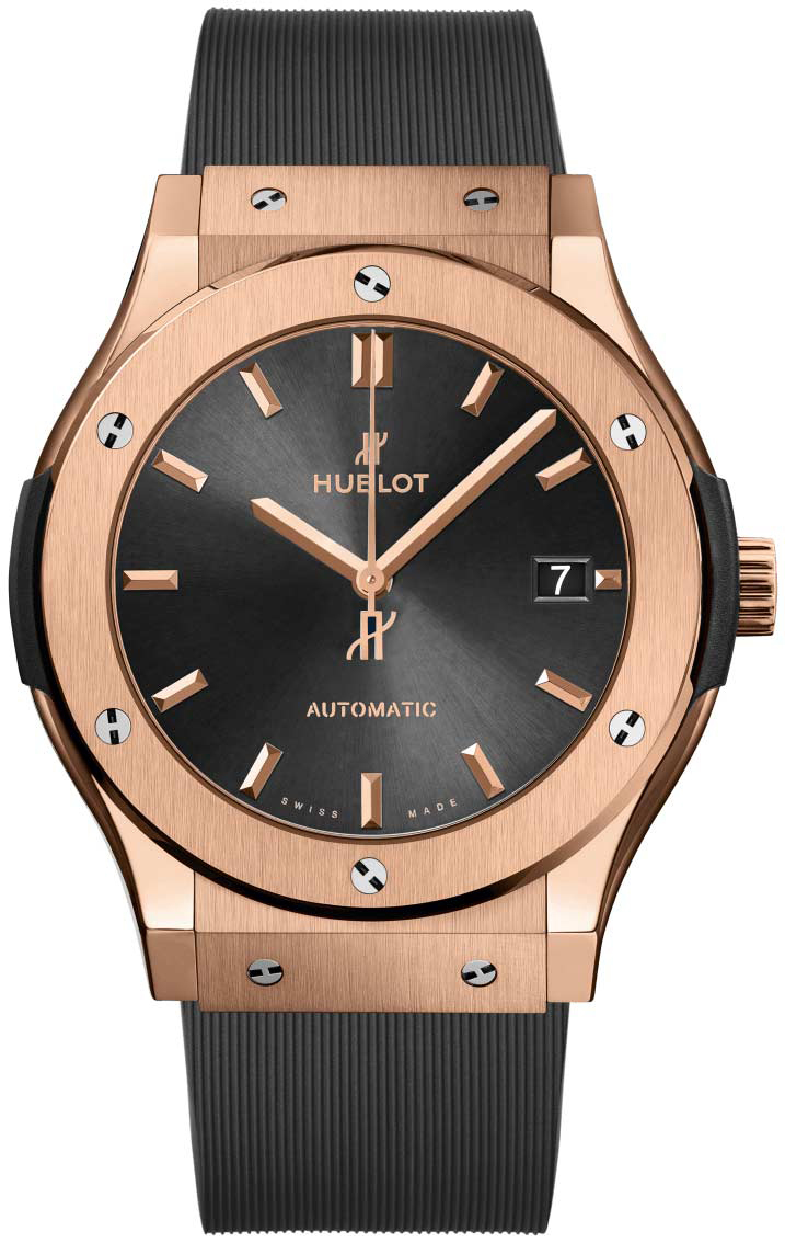 Hublot Miesten kello 511.OX.7081.RX Classic Fusion Harmaa/Kumi Ø45 mm