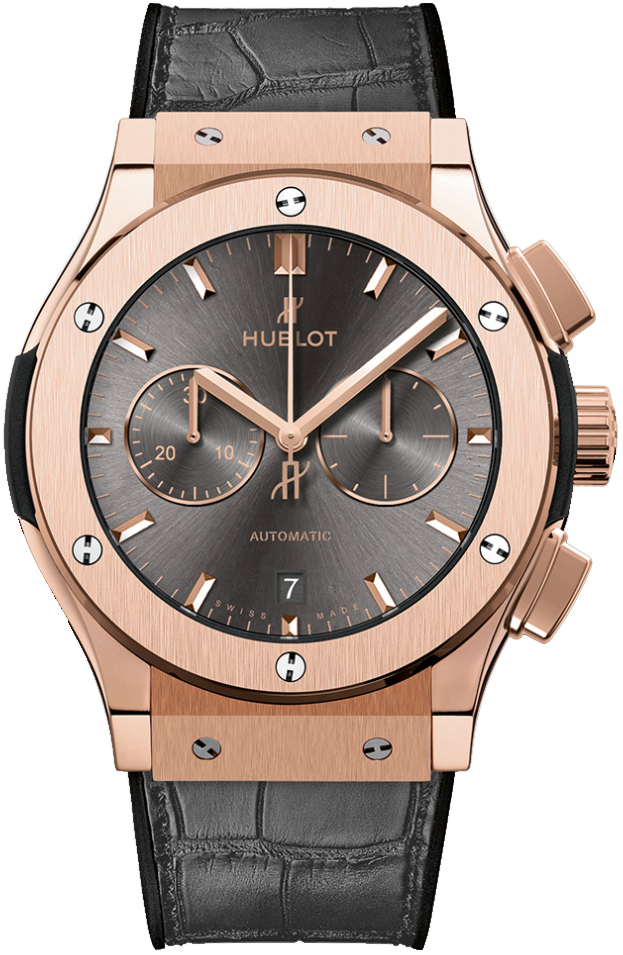 Hublot Miesten kello 541.OX.7080.LR Classic Fusion Harmaa/Kumi Ø42 mm