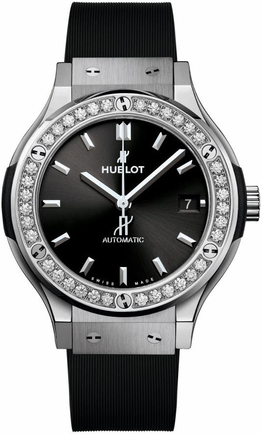 Hublot 565.NX.1470.RX.1204 Classic Fusion Musta/Kumi Ø38 mm