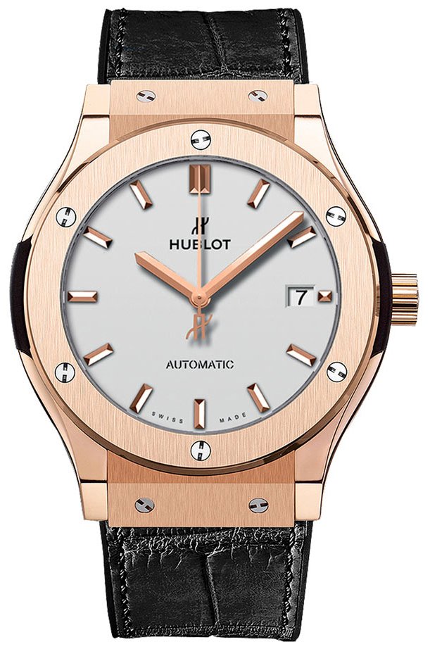 Hublot Miesten kello 565.OX.2611.LR Classic Fusion Hopea/Nahka Ø38 mm