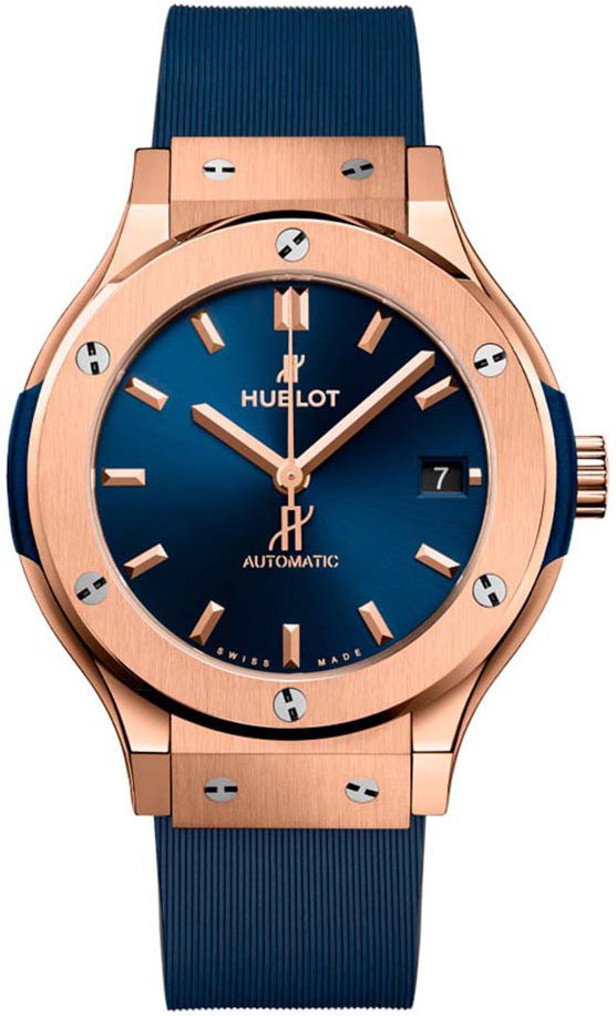 Hublot 565.OX.7180.RX Classic Fusion Sininen/Kumi Ø38 mm