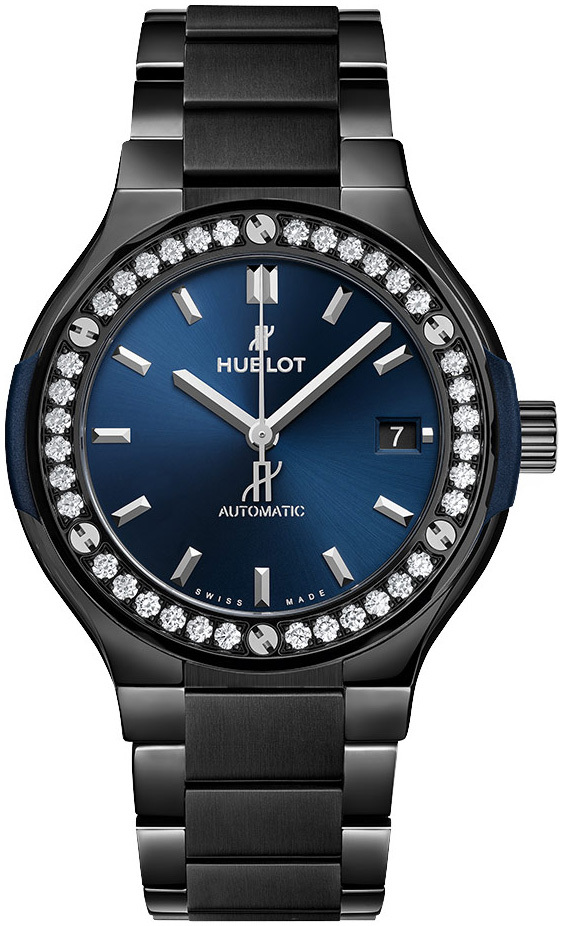 Hublot Naisten kello 568.CM.7170.CM Classic Fusion Sininen/Keraaminen