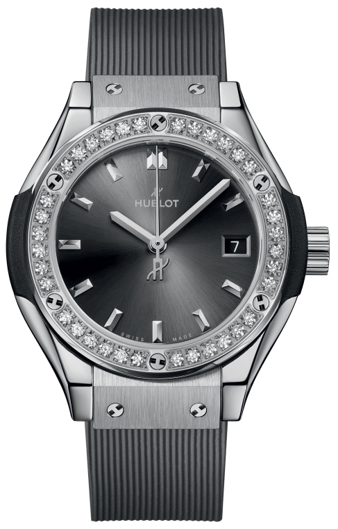 Hublot Naisten kello 591.NX.7070.RX.1204 Classic Fusion Harmaa/Kumi