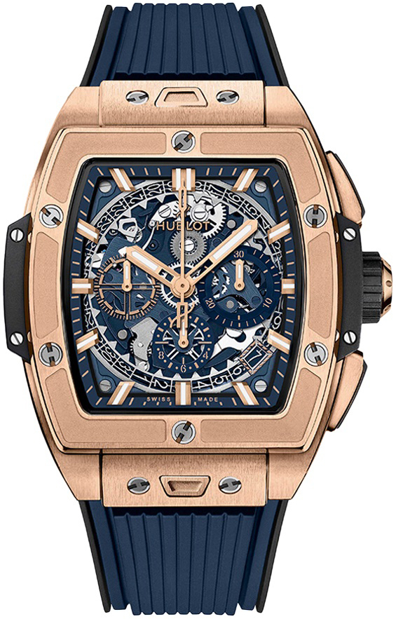 Hublot Miesten kello 642.OX.7180.RX Big Bang 42mm Sininen/Kumi