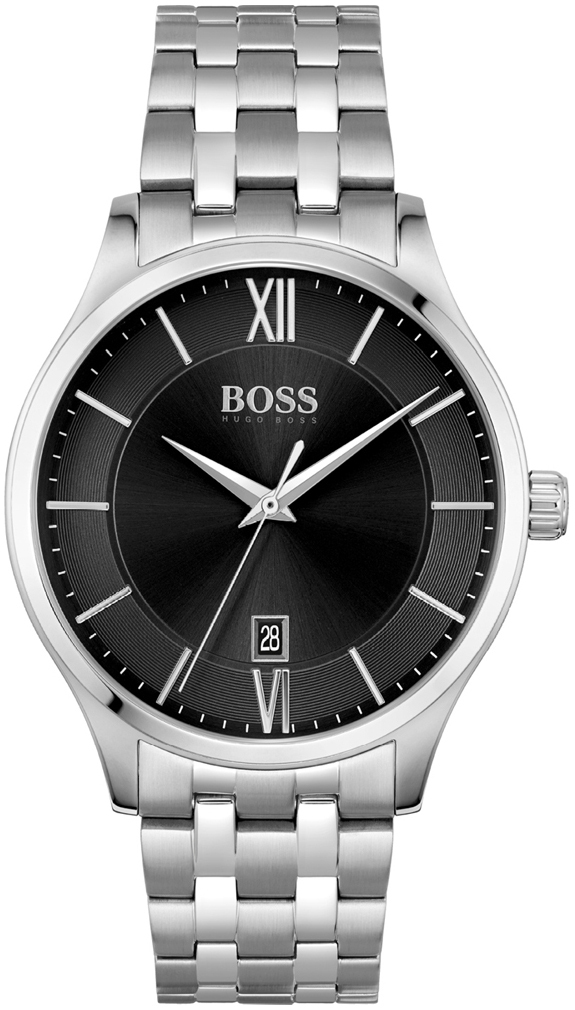 Hugo Boss Elite Miesten kello 1513896 Musta/Teräs Ø41 mm