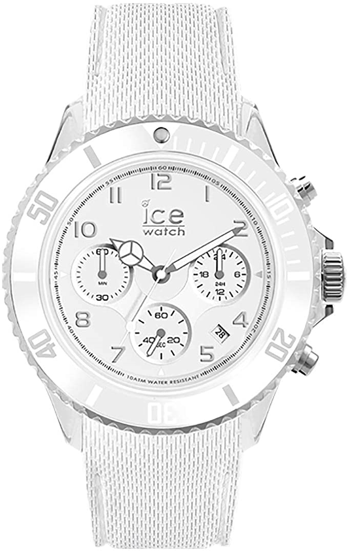 Ice Watch Miesten kello 014217 Valkoinen/Kumi Ø44 mm