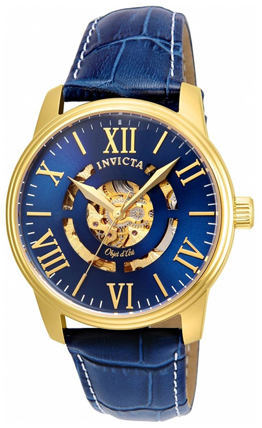 Invicta 99999 Miesten kello 22601 Sininen/Nahka Ø42 mm