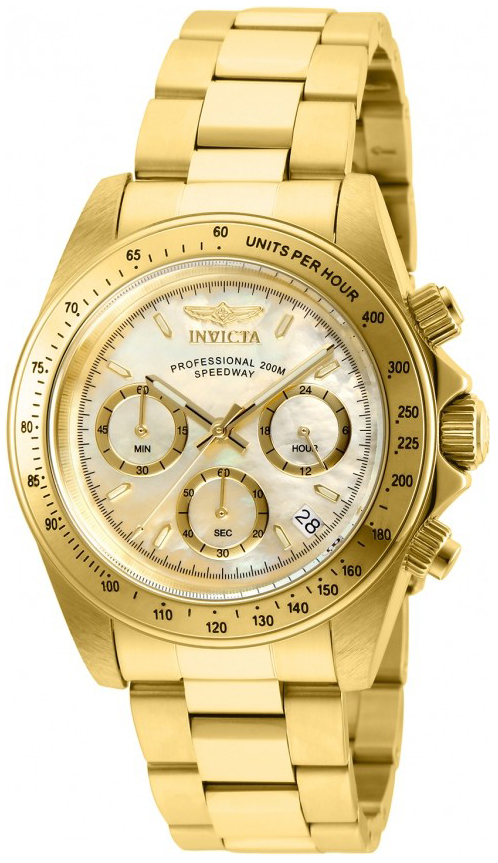 Invicta Speedway Miesten kello 28669 Samppanja/Kullansävytetty