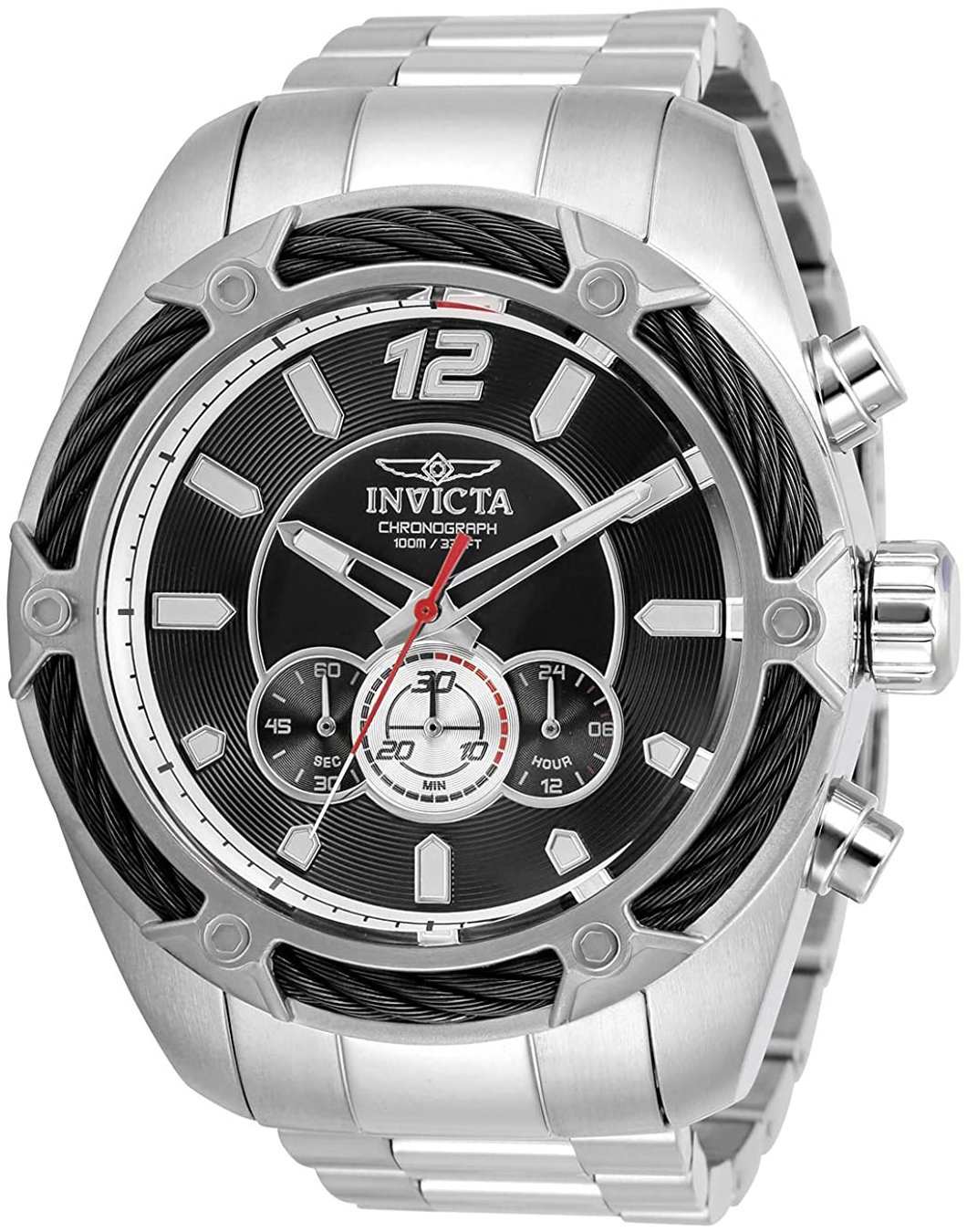 Invicta Bolt Miesten kello 31464 Musta/Teräs Ø52 mm