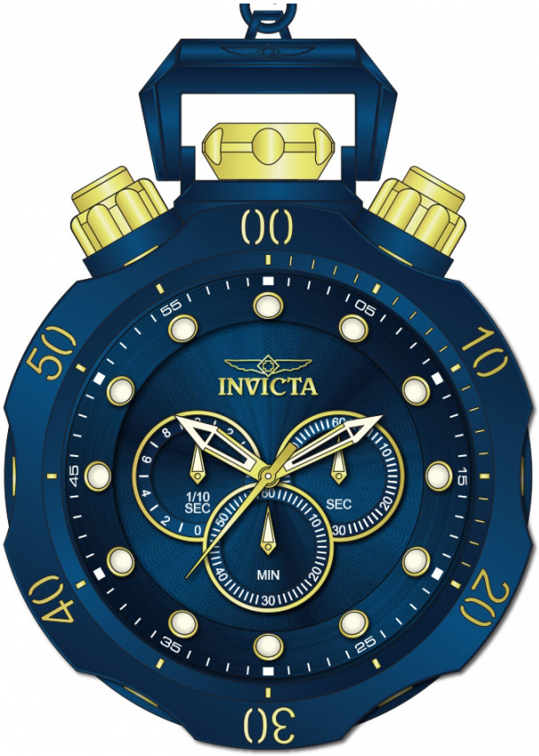 Invicta Venom Miesten kello 34696 Sininen Ø58 mm