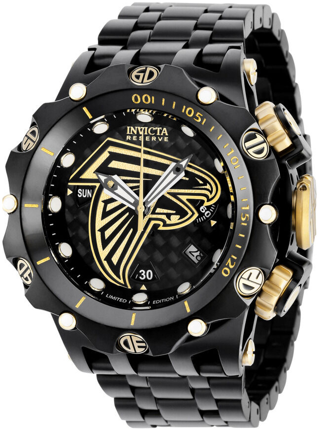 Invicta Nfl Miesten kello 36157 Musta/Teräs Ø51 mm