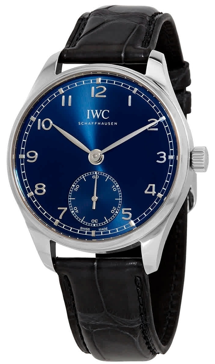 IWC Miesten kello IW358305 Portugieser Sininen/Nahka Ø40.4 mm