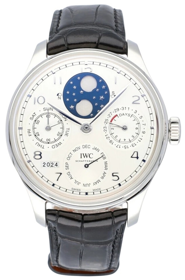 IWC Miesten kello IW503406 Portuguese Hopea/Nahka Ø44.2 mm