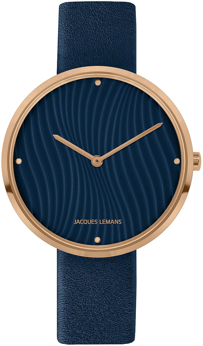 Jacques Lemans Naisten kello 1-2093J Design Sininen/Nahka Ø36 mm