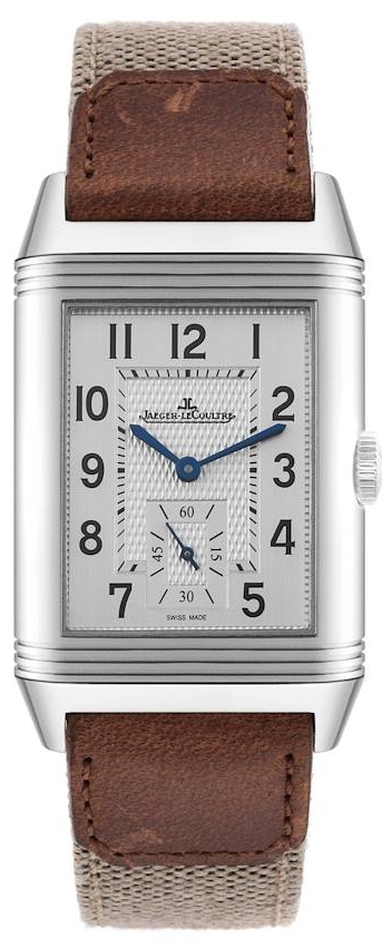 Jaeger LeCoultre Miesten kello 3848422 Reverso Classic Hopea/Nahka