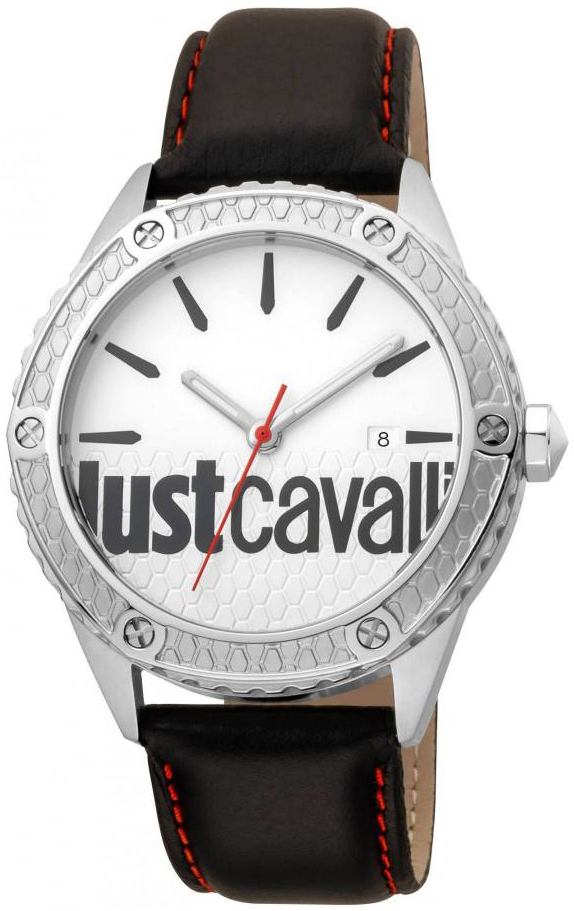 Just Cavalli 99999 Miesten kello JC1G080L0015 Valkoinen/Nahka Ø44 mm