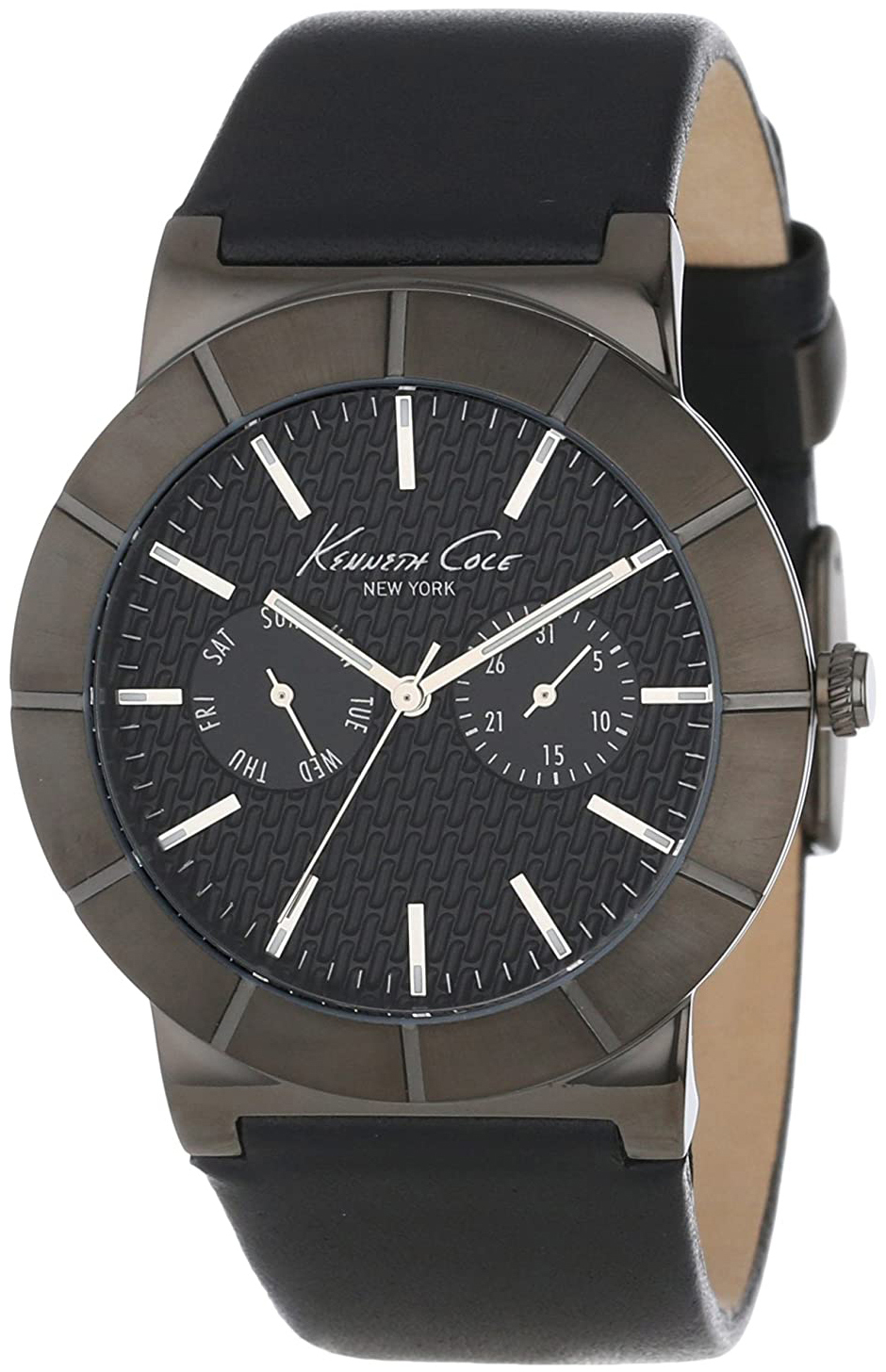 Kenneth Cole Dress Sport Miesten kello KC1929 Musta/Nahka Ø42 mm