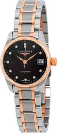 Longines Naisten kello L2.128.5.59.7 Master Musta/18K punakultaa