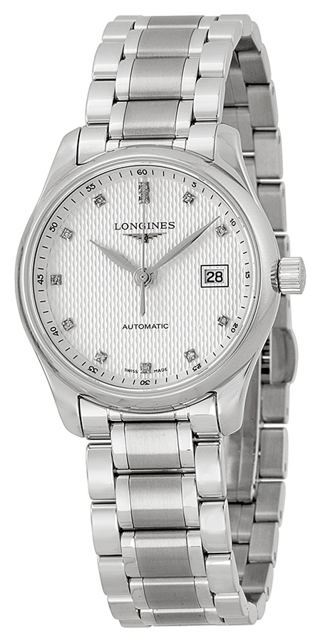 Longines Naisten kello L2.257.4.77.6 Master Hopea/Teräs Ø29 mm