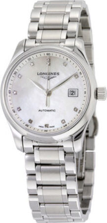 Longines Naisten kello L2.257.4.87.6 Master Valkoinen/Teräs Ø29 mm