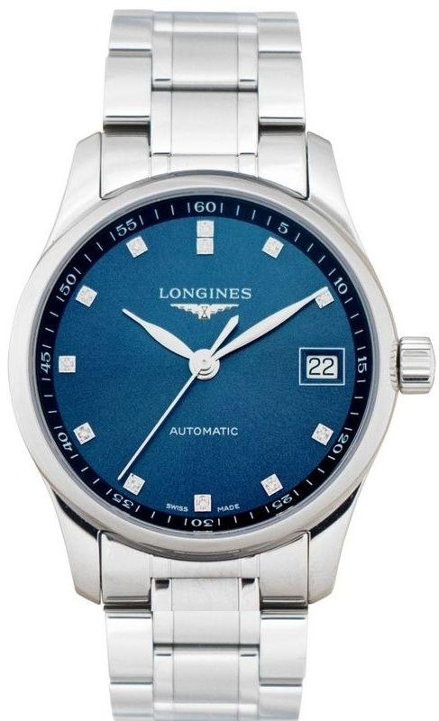 Longines Naisten kello L2.357.4.97.6 Master Sininen/Teräs Ø34 mm